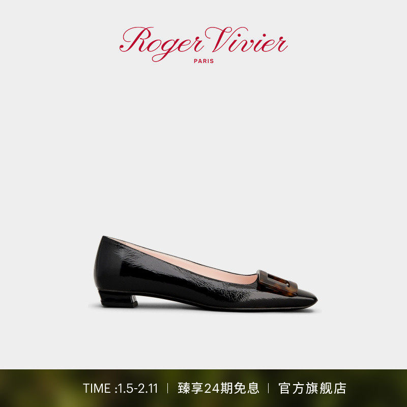 【新年礼物】Roger Vivier/RV女鞋Belle Vivier芭蕾舞鞋低跟鞋,女鞋,时尚芭蕾鞋,淘宝优惠券,粉丝福利购,淘宝优惠卷