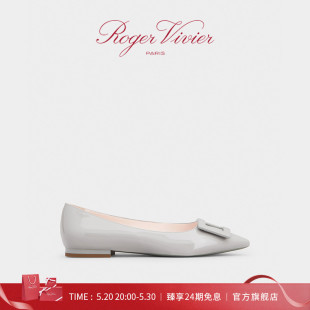 24期免息 Roger Vivier 浅口平底鞋 RV女鞋 Gommettine芭蕾舞鞋