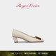 新年礼物 RV女鞋 Roger Vivier 新品 Belle Vivier皮革高跟鞋