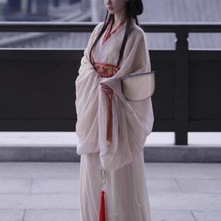 衫 战国袍汉服女春季 仙气飘飘大袖 马山楚墓复原款 直裾襦裙 2025新款