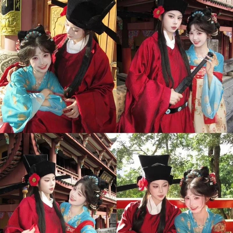 状元郎汉服官员影视古装男士文官榜首官员探花大臣服县令演出服装