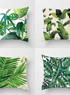 Tropical Cushion Cover Throw Pillow Sofa Home Pillowcase枕套