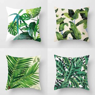 Tropical Cushion Cover Throw Pillow Sofa Home Pillowcase枕套