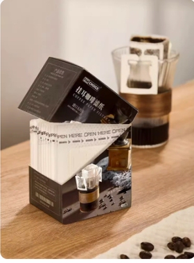 50pcs Coffee Filter Bags Hanging Ear Style Filters Paper