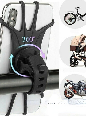 Bicycle Phone Holder Motorcycle  Silicone Phone Strap Holder
