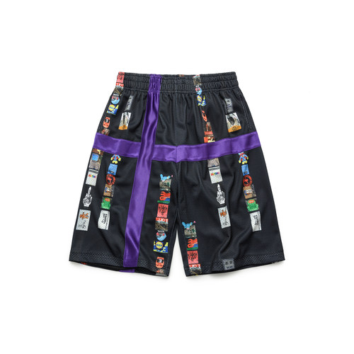 ESOTERIC THING随机印花篮球短裤RANDOMPRINTED BASKETBALLSHORTS