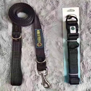 狗狗牵引脖圈中大型马犬德牧金毛狗绳子工作犬牵引绳套装训犬用品