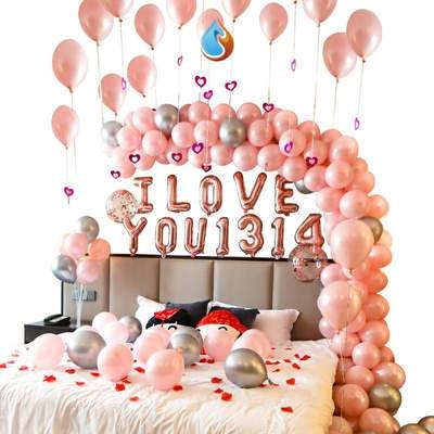 结西式婚房布置婚大号装饰墙方背床头婚礼ins景ukaka/优美观新