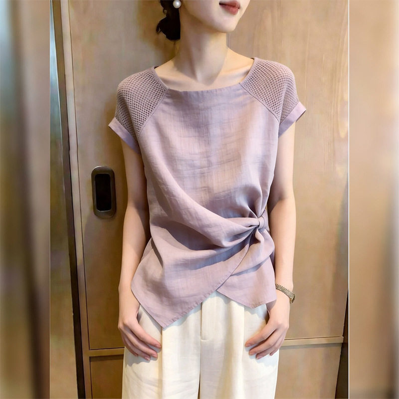 独特漂亮超好看上衣女2026年夏季新款高端设计感小众时尚气质女装