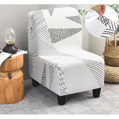 弹力无扶手单人沙发套罩全包万能套笠垫巾儿童小凳独个座椅套盖布