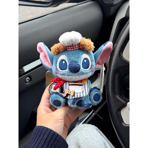 蜂蜜罐迪士尼正版授权星际宝贝史迪奇毛绒公仔包挂饰汽车挂件可爱