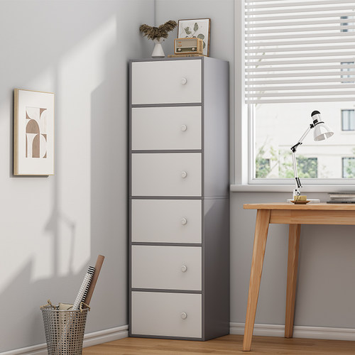 转角柜子窄立柜收纳柜五斗柜