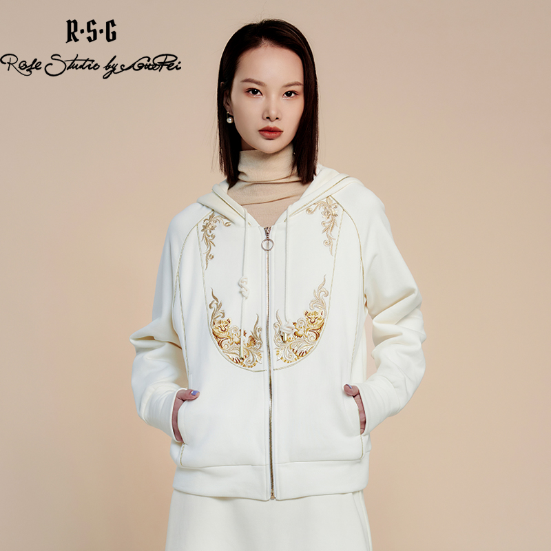 春秋开衫卫衣礼物R.S.G外套宽松