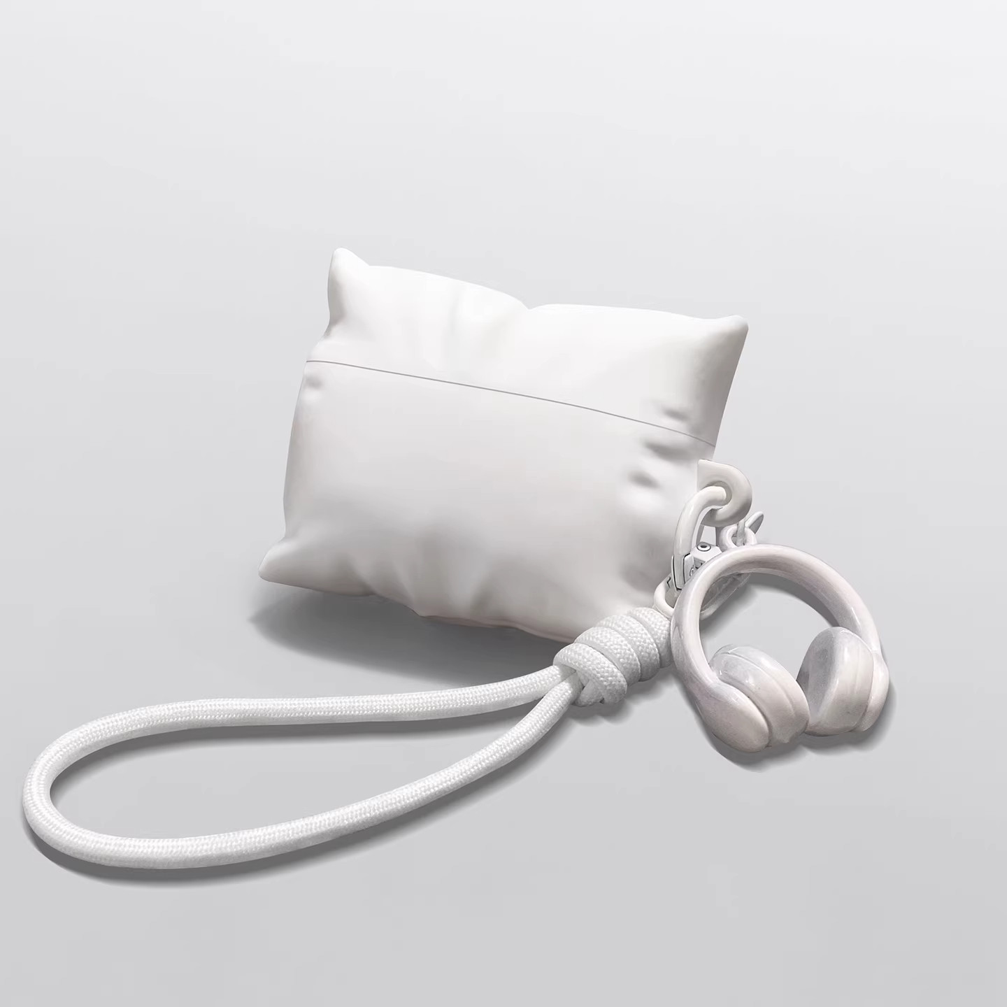 适用airpodspro3保护套软硅胶苹果耳机套airpods4创意枕头新款可爱高级感带挂绳airpod二代软壳airpodspro2盒,3C数码配件,耳机保护套,淘宝优惠券,粉丝福利购,淘宝优惠卷