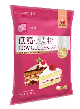 美玫牌低筋小麦面粉家用烘焙原料