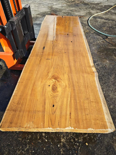 缅甸柚木瓦城料平板大板桌电视柜吧台茶桌茶几长200宽75 79厚7cm