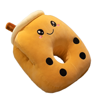 奶茶杯午睡枕趴睡枕学生趴桌上睡觉枕头可爱办公室午休枕暖手抱枕