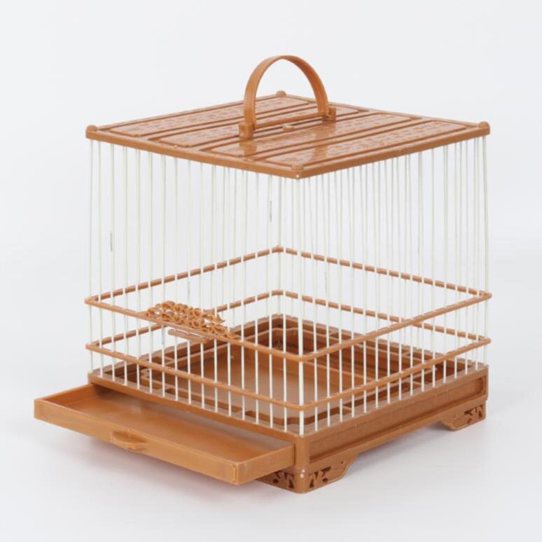 玄凤专用鸽子笼翻转观赏鹩哥八哥笼子厂塑钢鸟笼小号全套养殖笼镀