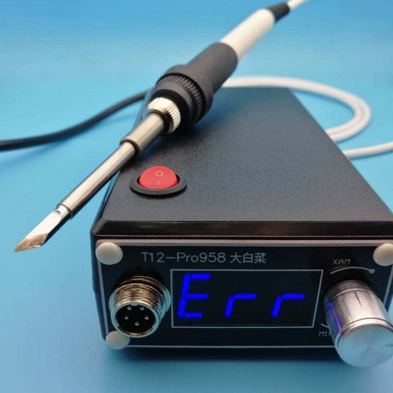 t12大白菜白光焊台真正干活用的焊台超大数码显示单片机