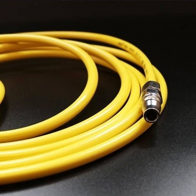 弹簧气管软管伸缩5x8气泵空压机气动绿螺旋风管子8mm木工快速接