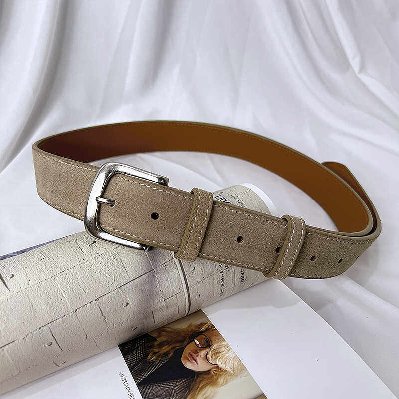 秋款反绒皮带二层牛皮搭配休闲裤呢大衣仿麂皮绒女士真皮腰带配饰,服饰配件/皮带/帽子/围巾,腰带/皮带/腰链,淘宝优惠券,粉丝福利购,淘宝优惠卷