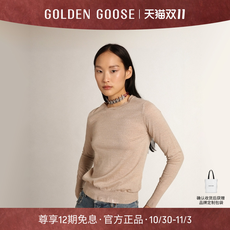GoldenGoose圆领套头针织衫