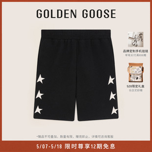 短裤 黑色棉质五分裤 Star Golden 男装 运动裤 Collection Goose