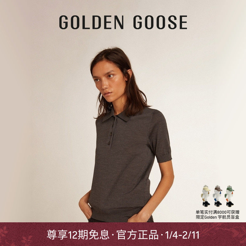 Golden Goose 女装 新款绵羊毛短袖POLO衫GGDB,女装/女士精品,POLO衫,淘宝优惠券,粉丝福利购,淘宝优惠卷