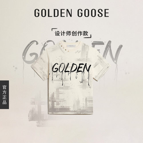 【创作款】Golden Goose亚洲版型男女涂鸦T恤GGDB