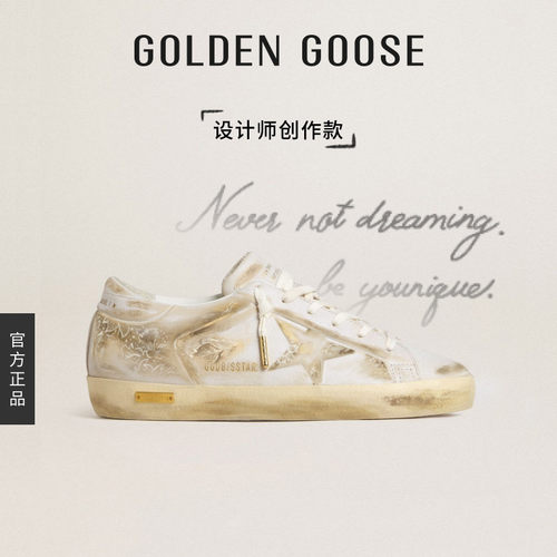 【创作款】Golden Goose女Super-Star复古花卉休闲运动脏脏鞋