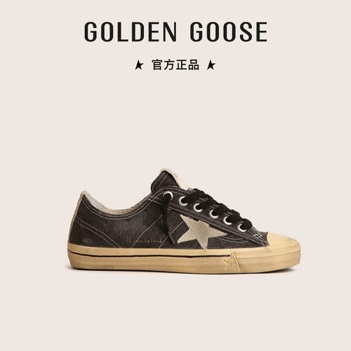 GoldenGoose复古黑色休闲板鞋