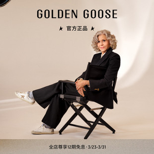 子直筒休闲裤 Golden 黑色裤 女式 GGDB Goose