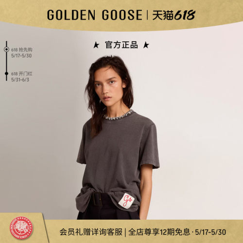 GoldenGoose女装棉质短袖T恤