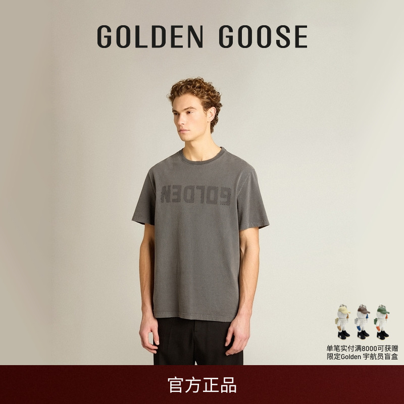 GoldenGoose男装复古短袖T恤
