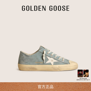 Goose男V 明星同款 Golden GGDB Star藍(lán)色運(yùn)動(dòng)板鞋