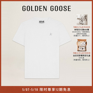 Star Golden 男装 T恤上衣 Goose Collection白色圆领简约休闲短袖