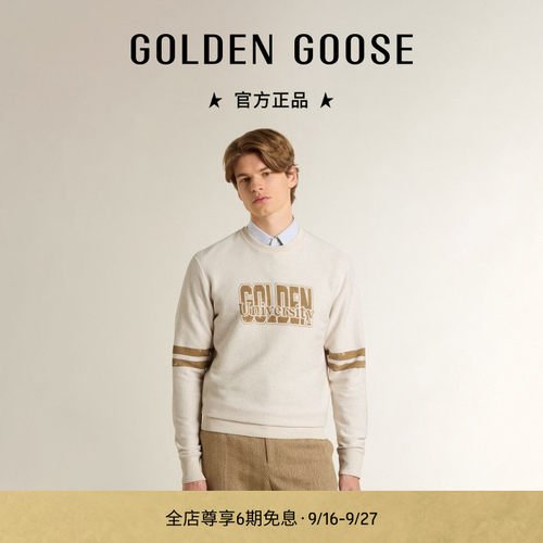 Golden Goose男Journey印花图案棉质卫衣GGDB