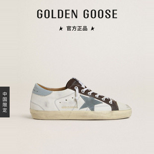【中国限定】Golden Goose女Super-Star蓝星做旧帆布休闲鞋GGDB