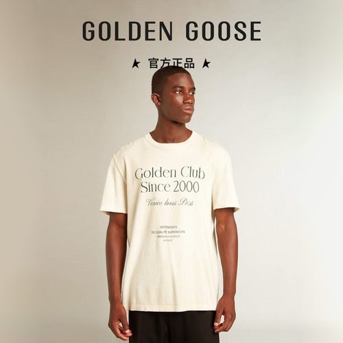 GoldenGoose短袖圆领运动T恤衫