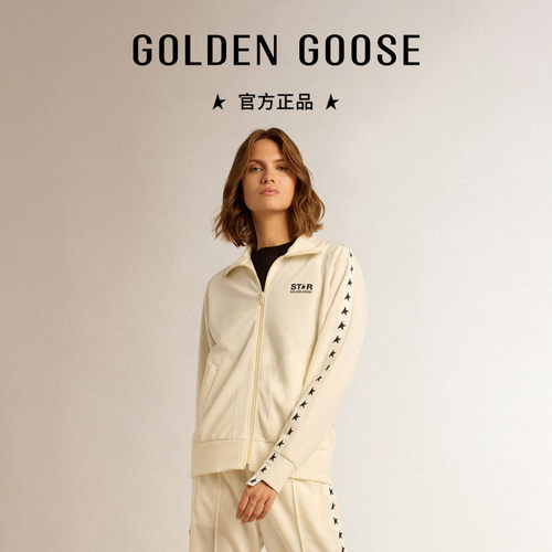 GoldenGoose字母印花运动外套