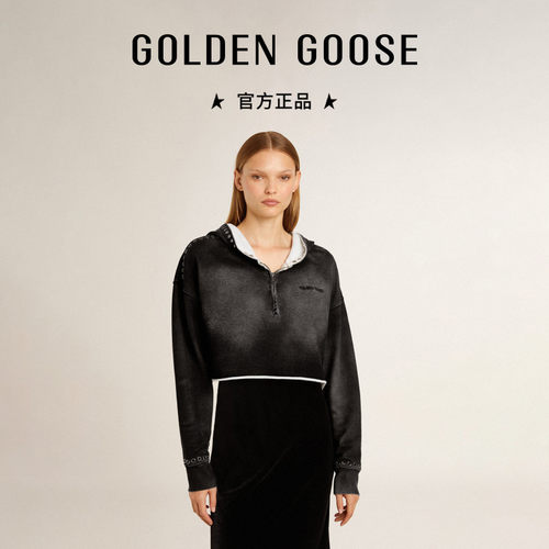 【明星同款】Golden Goose女款Journey做旧卫衣GGDB
