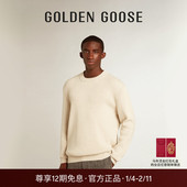 Goose新款 男士 纯色半高领套头长袖 Golden 针织衫 GGDB