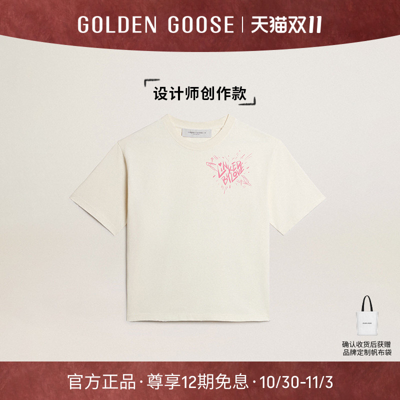 【创作款】Golden Goose女士休闲百搭短袖T恤GGDB