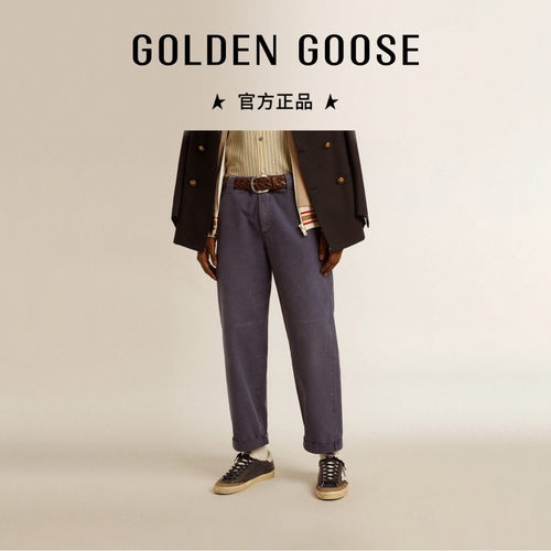Golden Goose 男款JOURNEY棉质水洗牛仔裤GGDB