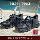 GGDB Goose男女LIGHTSTAR黑色厚底老爹鞋 明星同款 Golden