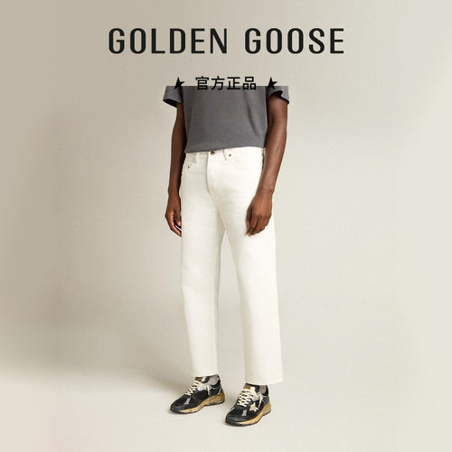 白色休闲裤GOLDENGOOSE