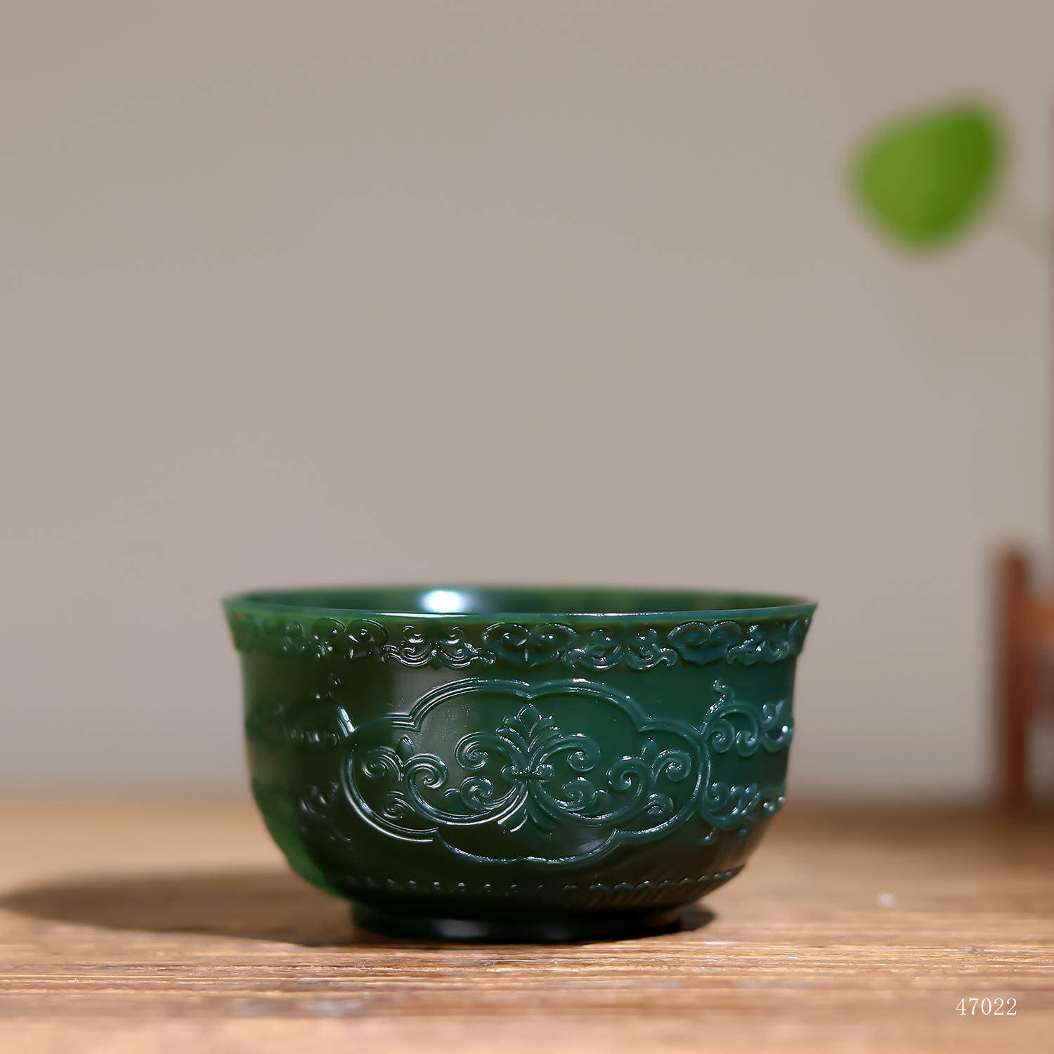和田玉青玉薄胎高品质玉石茶杯茶具主人杯正品玉办公室男女款59g