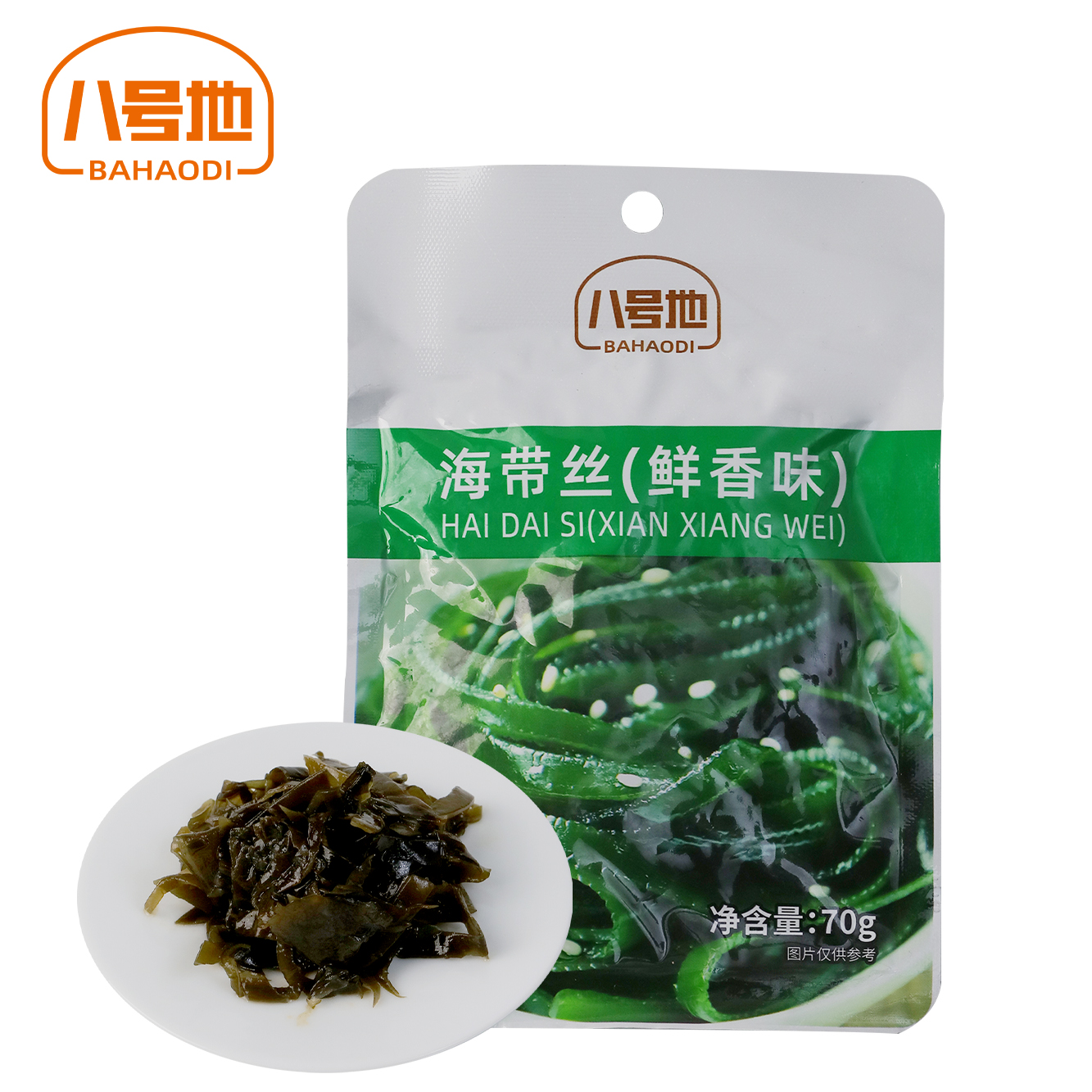八号地海带丝鲜脆爽口小包装