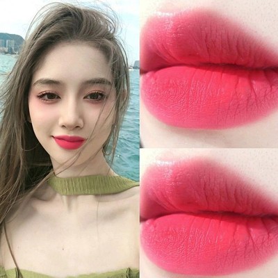 麦卡蒂仑桃粉色口红嫩粉女团玫红芭比粉蜜桃玫紫裸妆淡妆素颜雾面