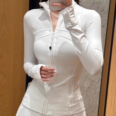 lu同款春秋立领瑜伽服